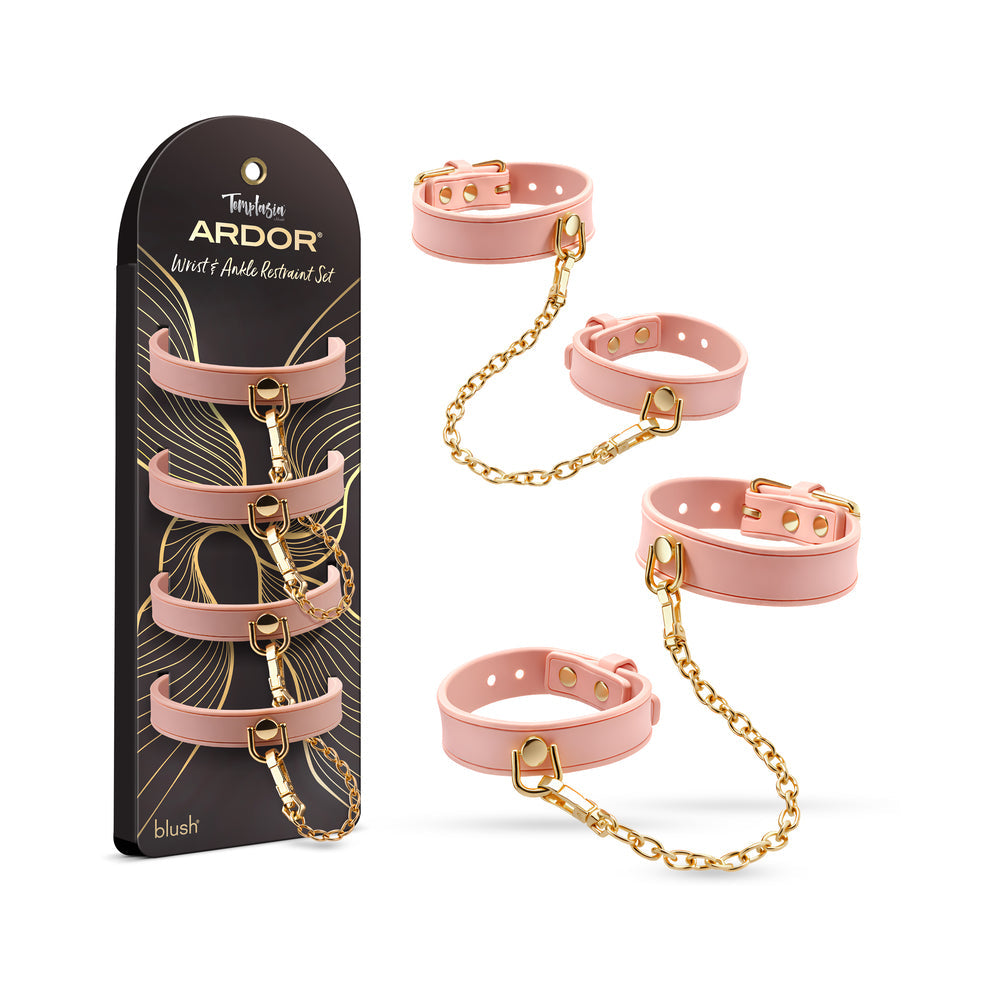 Ardor Wrist & Ankle Restraints Pink